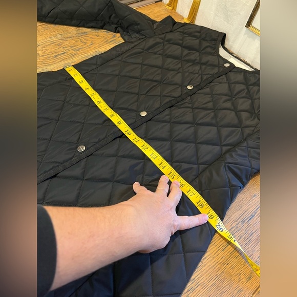 ALESSANDRO MANZONI Quilted Black Jacket – Size 42 - Picture 9 of 11